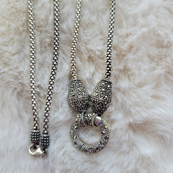 Marcasite Necklace - Picture 3 of 3